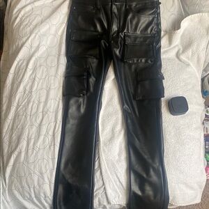 Rockstar Original Leather Cargo Pants